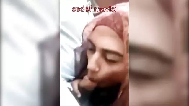 Hot Azerbaijani wife gives a blowjob to her husband's friend